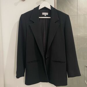 Miranda New York Women's Oversized Black Blazer